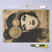 1920's Flapper Girl Art Deco Tissuepapier (Craft)