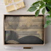 1920's Flapper Girl Art Deco Tissuepapier (Geschenk)