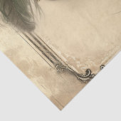 1920's Flapper Girl Art Deco Tissuepapier (Detail)
