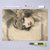 1920's Flapper Girl Art Deco Tissuepapier (Craft)