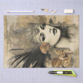1920's Flapper Girl Art Deco Tissuepapier (Craft)