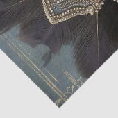1920's Flapper Girl Art Deco Tissuepapier (Detail)