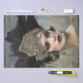 1920's Flapper Girl Art Deco Tissuepapier (Craft)