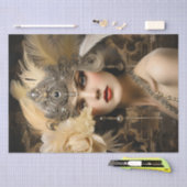 1920's Flapper Girl Art Deco Tissuepapier (Craft)