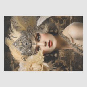 1920's Flapper Girl Art Deco Tissuepapier