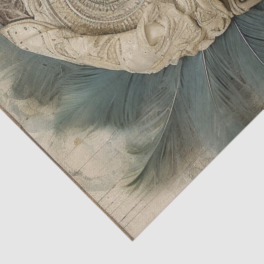 1920's Flapper Girl Art Deco Tissuepapier (Detail)