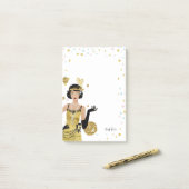 1920s flapper girl gatsby thema post-it® notes (Op bureau)