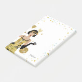 1920s flapper girl gatsby thema post-it® notes (Schuin)