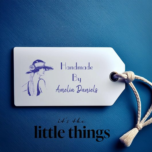 1920's Flapper Girl Handmade by Zelfinktende Stempel