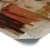 1920's Flapper Girl Mooi Poster (Hoek)