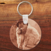 1920s Flapper Girl Sleutelhanger (Voorkant)