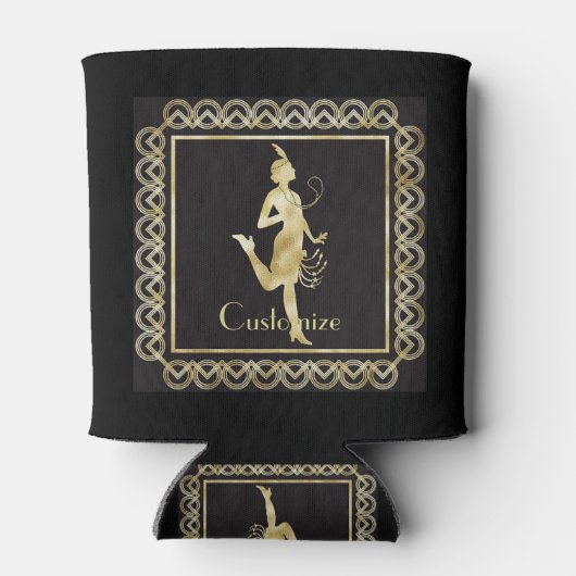 1920's Flapper Girl Thunder_Cove Blikjeskoeler (Achterkant)