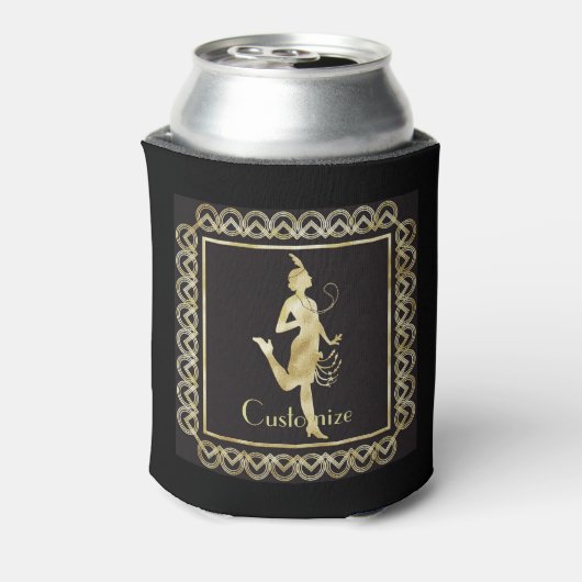 1920's Flapper Girl Thunder_Cove Blikjeskoeler (Blikje Achterkant)