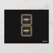 1920's Flapper Girl Thunder_Cove Briefkaart (Achterkant)