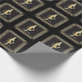 1920's Flapper Girl Thunder_Cove Cadeaupapier (Hoek)