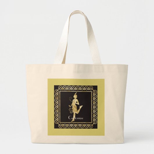 1920's Flapper Girl Thunder_Cove Canvas tas (Voorkant)
