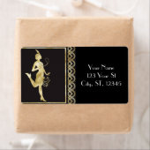1920's Flapper Girl Thunder_Cove Etiket (Insitu)