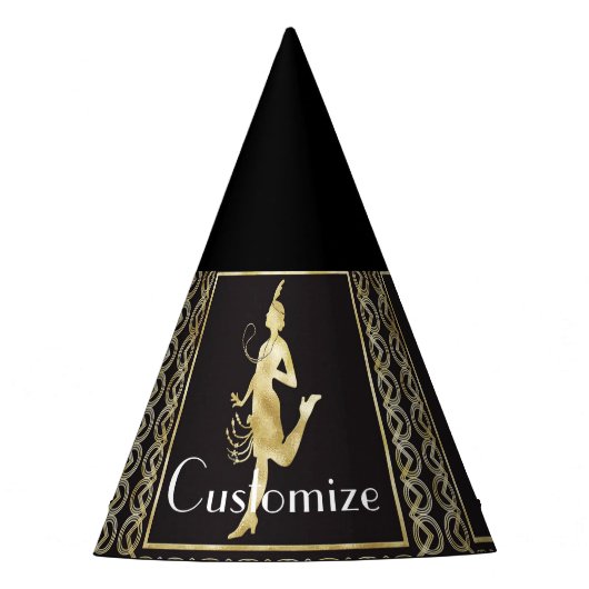 1920's Flapper Girl Thunder_Cove Feesthoedjes (Voorkant)