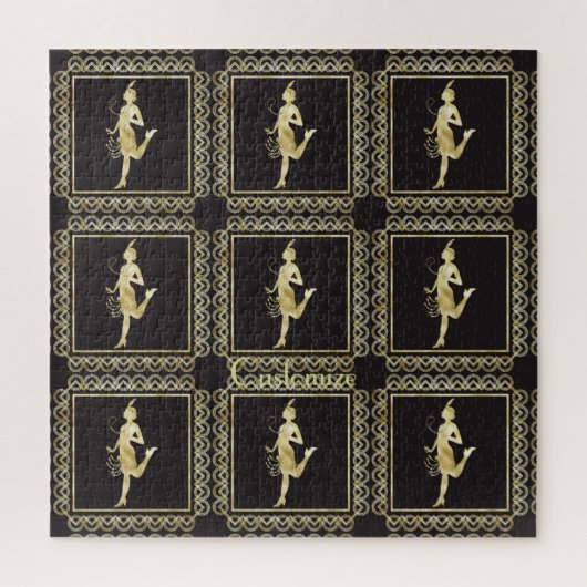 1920's Flapper Girl Thunder_Cove Legpuzzel (Verticaal)