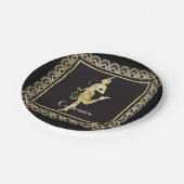 1920's Flapper Girl Thunder_Cove Papieren Bordje (Gekanteld)