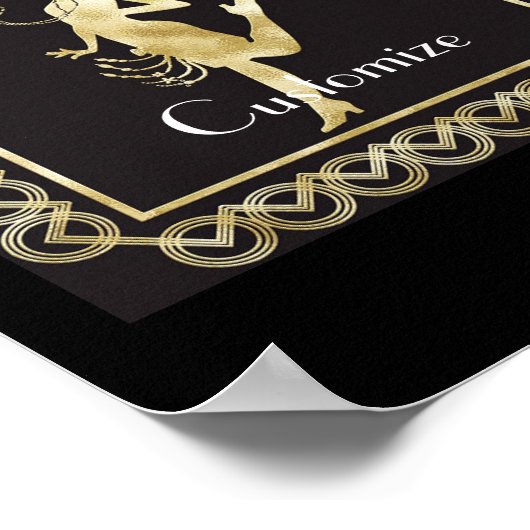 1920's Flapper Girl Thunder_Cove Poster (Hoek)