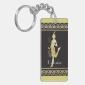 1920's Flapper Girl Thunder_Cove Sleutelhanger (Voorkant Links)