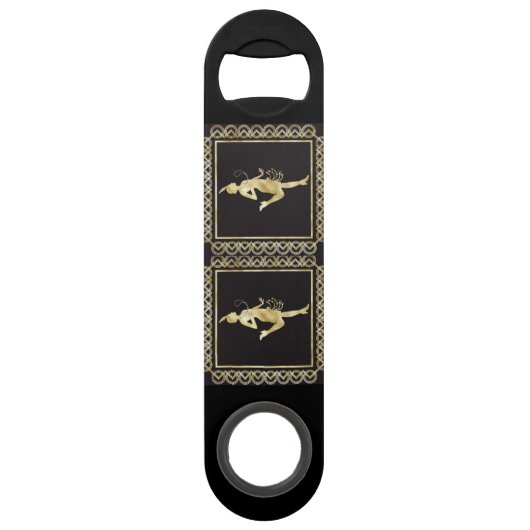 1920's Flapper Girl Thunder_Cove Speed Flessenopener (Achterkant)