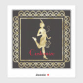 1920's Flapper Girl Thunder_Cove Sticker (Vel)