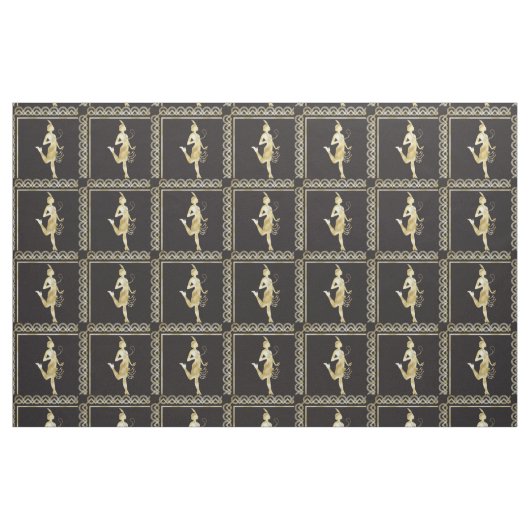 1920's Flapper Girl Thunder_Cove Stof (Fat Quarter)