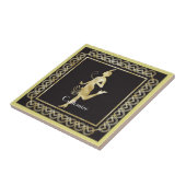 1920's Flapper Girl Thunder_Cove Tegeltje (Zijkant)