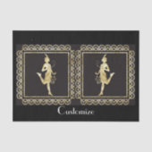 1920's Flapper Girl Thunder_Cove Tissuepapier (Voorkant)