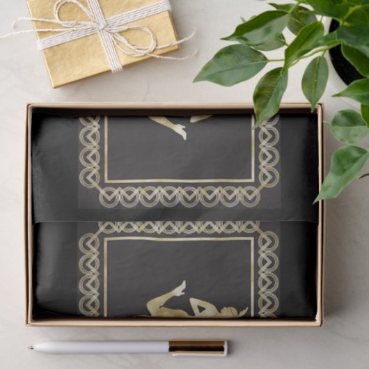 1920's Flapper Girl Thunder_Cove Tissuepapier (Geschenk)