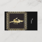 1920's Flapper Girl Thunder_Cove Visitekaartje (Achterkant)