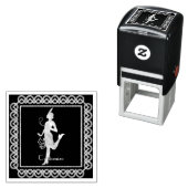 1920's Flapper Girl Thunder_Cove Zelfinktende Stempel (In situ)