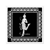 1920's Flapper Girl Thunder_Cove Zelfinktende Stempel (Design)