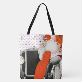  1920's Flapper Girl Tote Bag