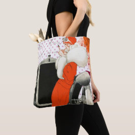 1920's Flapper Girl Tote Bag