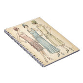 1920s Flapper Mode Journaal — Art Deco Cover Notitieboek (Rechterzijde)