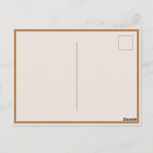  1920s Flapper Thinking of You Briefkaart (Achterkant)