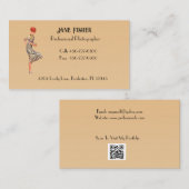  1920s Fotograaf - Retro Elegance 📸🎩 Visitekaartje (Voorkant / Achterkant)