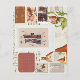 1920s Franse Mode Bord Kalender Flyer