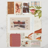 1920s Franse Mode Bord Kalender Stationery (Voorkant)