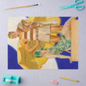 1920's FX Leyendecker Art Deco Decoupage Tissuepapier (Craft)