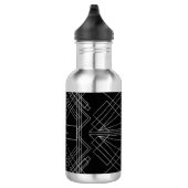 1920's Gatsby Art Deco Waterfles met naam Waterfles (Rechts)