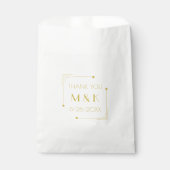 1920s Gatsby Dank u bruiloft gunsttassen Bedankzakje (Voorkant)