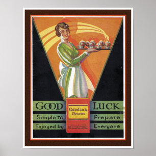 1920s GERECYCLEERDE KUNST KOKEN BROCHURE Poster