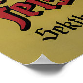 1920s German Sparkling Wine Poster Feist-Feldgrau (Hoek)