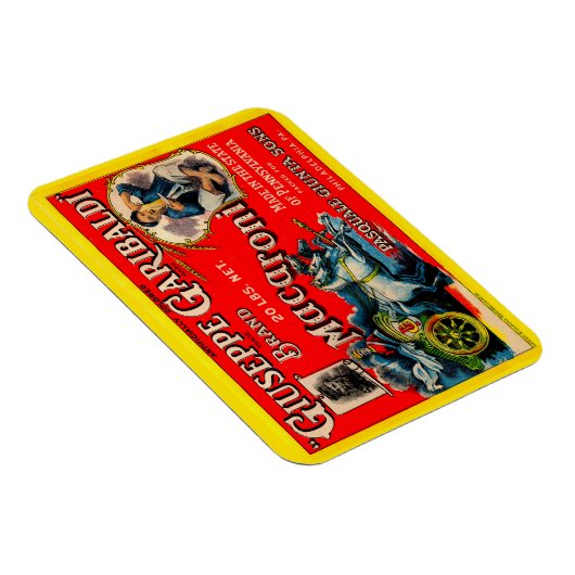 1920s Giuseppe Garibaldi macaroni Magneet (Rechterzijde)