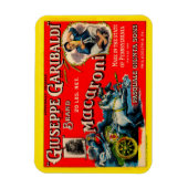 1920s Giuseppe Garibaldi macaroni Magneet (Verticaal)