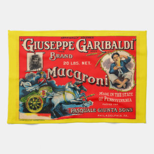 1920s Giuseppe Garibaldi macaroni Theedoek